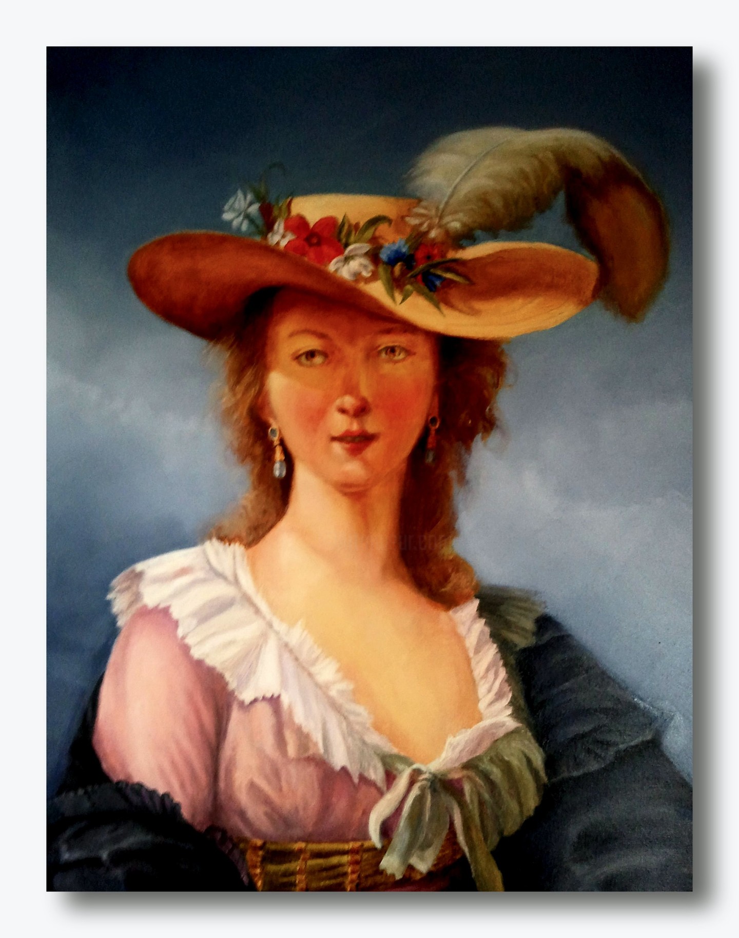 Tribute To Madame Elisabeth Louise Vigee Painting By Emilio Paintings
