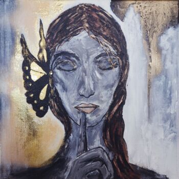 Peinture intitulée "Art of silence" par Vanja Zanze, Œuvre d'art originale, Acrylique