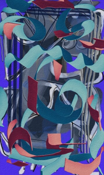 Digitale Kunst mit dem Titel "Rendez-vous..." von Jacky Patin, Original-Kunstwerk, Digitale Malerei