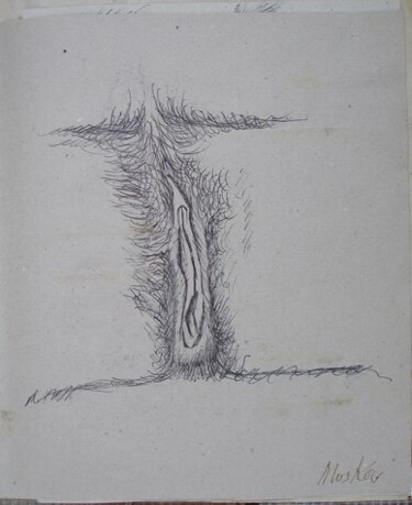 Disegno intitolato "INTIME VII" da Michel Moskovtchenko, Opera d'arte originale, Altro