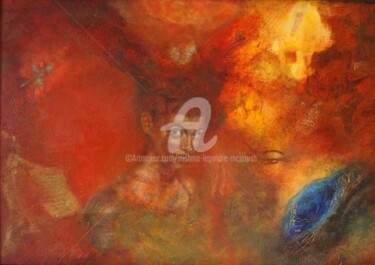 Pittura intitolato "Banshee" da Sushma Legendre Mcintosh, Opera d'arte originale