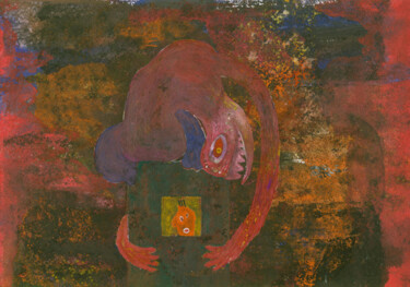 Painting titled ""Депрессия"" by Denis Aleksandrovich, Original Artwork, Gouache