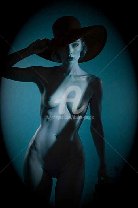 Digital Arts titled "Vanity" by Davide Poggio, Original Artwork, AI generated image Mounted on Wood Stretcher frame