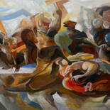 Картина под названием "ON TABLE" - Loi Duc (DucloiArt), Подлинное произведение искусства, Масло