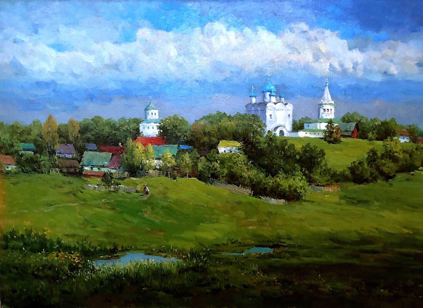 Суздаль, Картина - Андрей Хон | Artmajeur