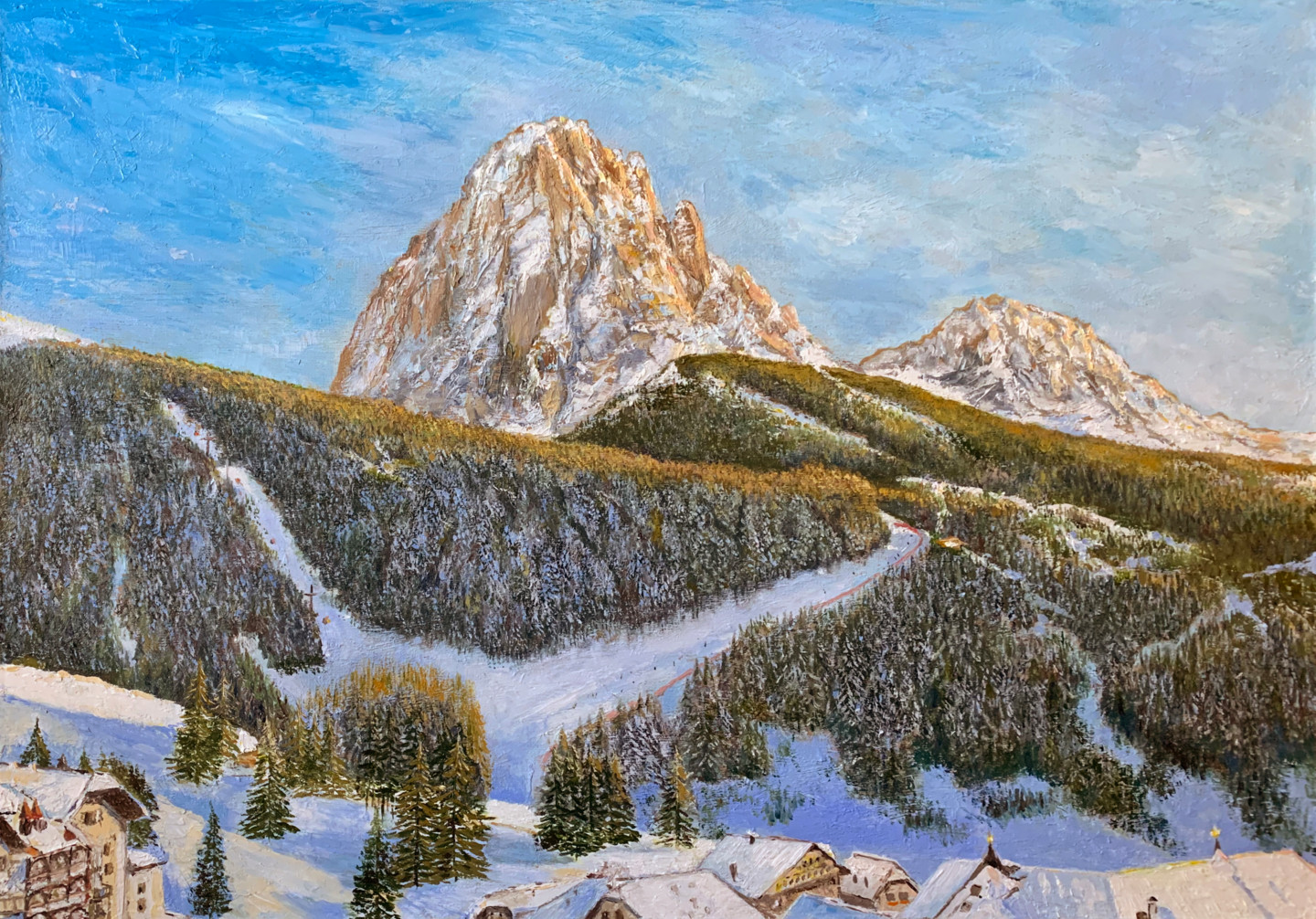Картина Доломитовые Альпы