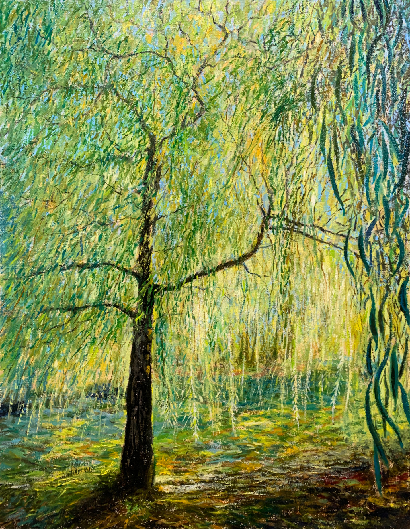 weeping willow painting