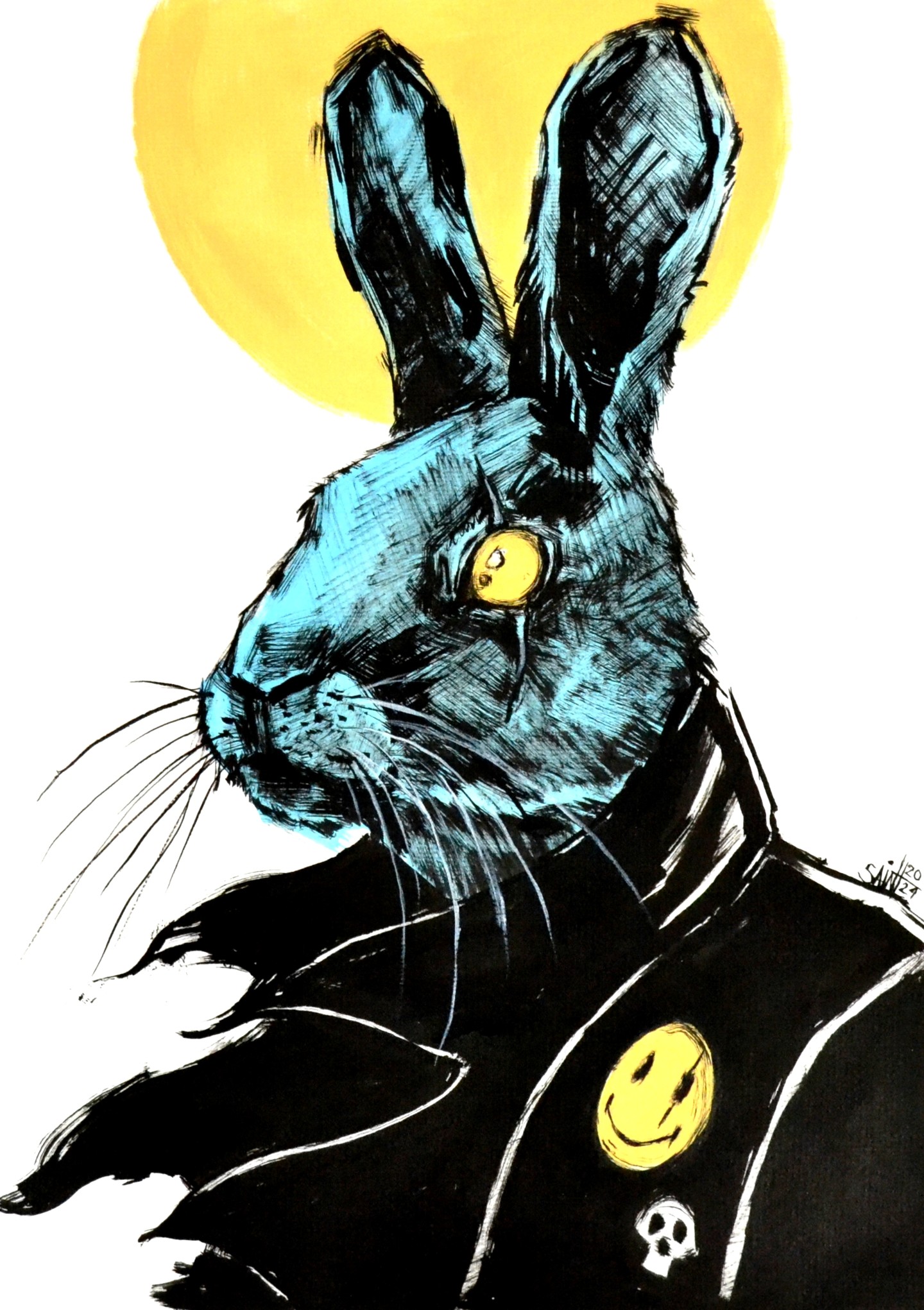 Cyberpunk кролик