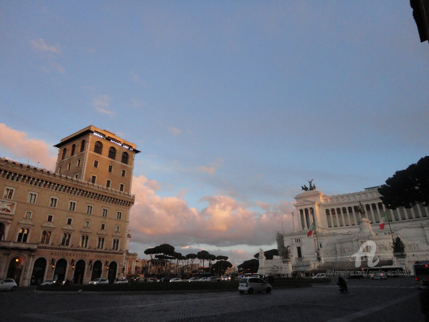 Piazza Venezia, Roma, Фотография - Aurelio Nicolazzo | Artmajeur