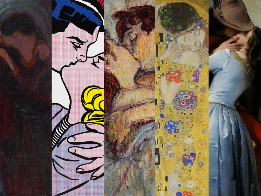 Los 8 mejores besos emblemáticos de la historia del arte | Revista Artmajeur