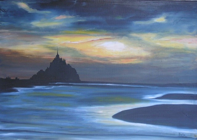 Mont St Michel Peinture Par Danielle Belle Josse Artmajeur 8991