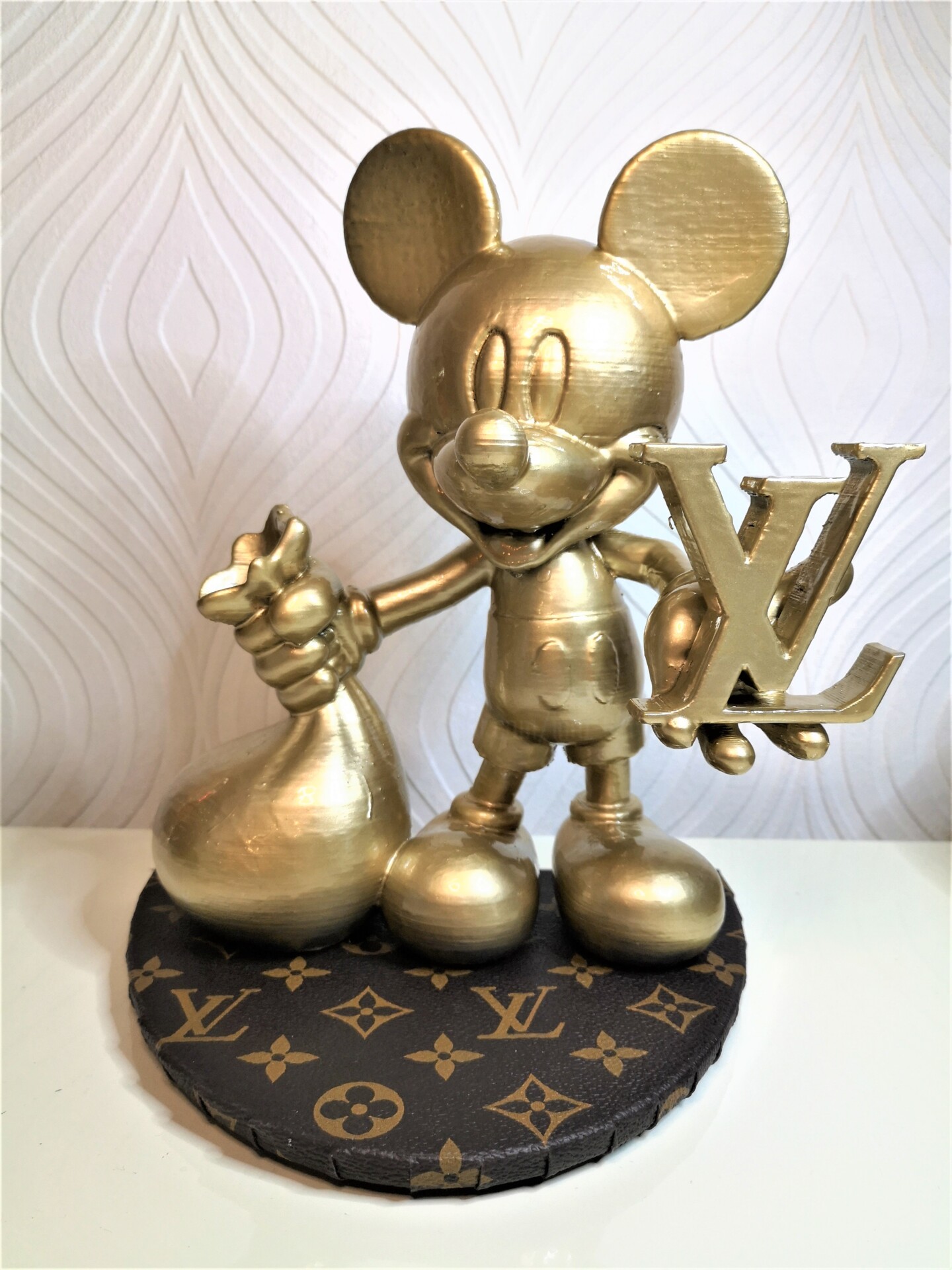 Louis Vuitton X Mickey Mouse; Welcome, Sculpture by Brother X