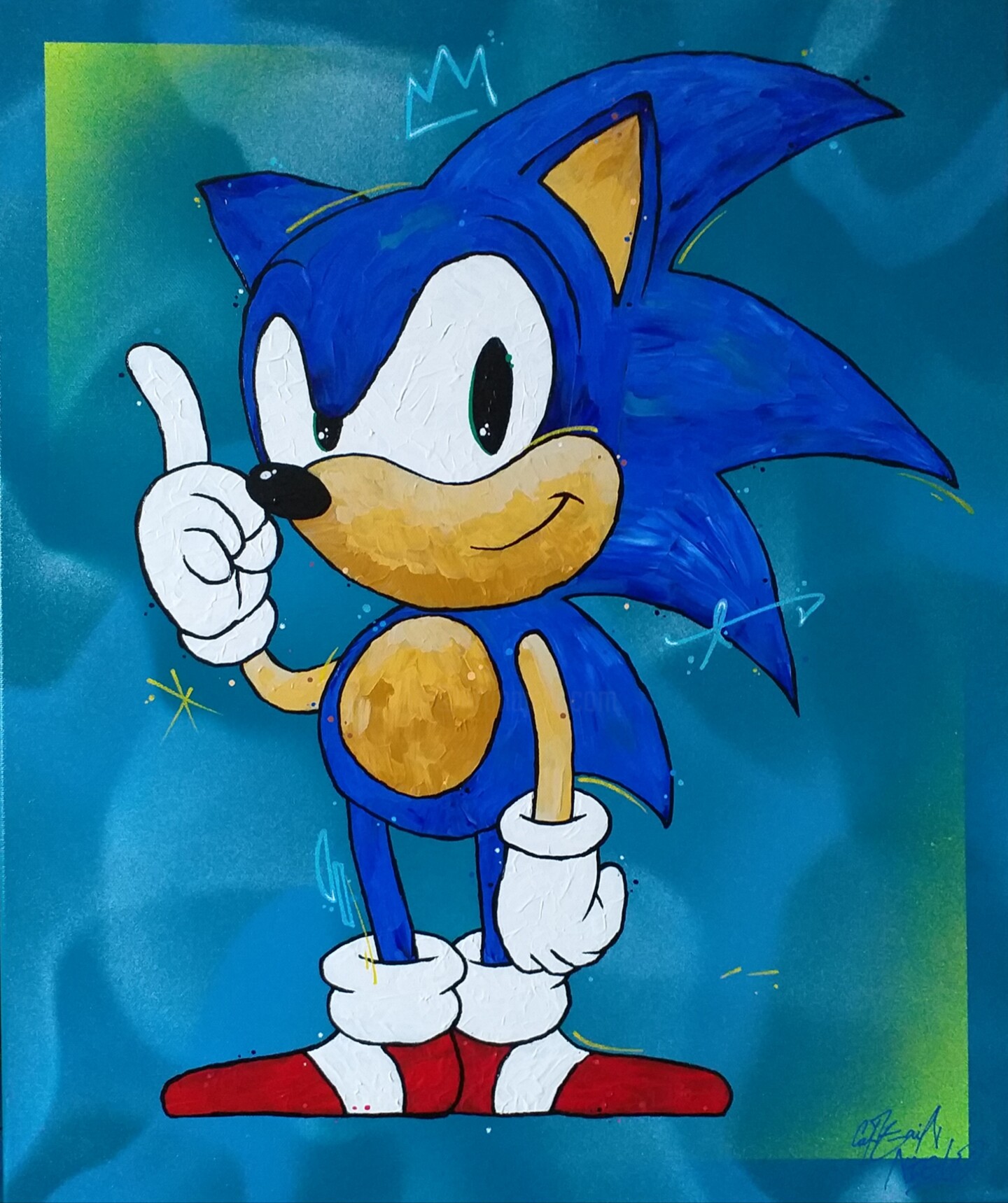 Sonic Street, Картина - Captain Niglo | Artmajeur