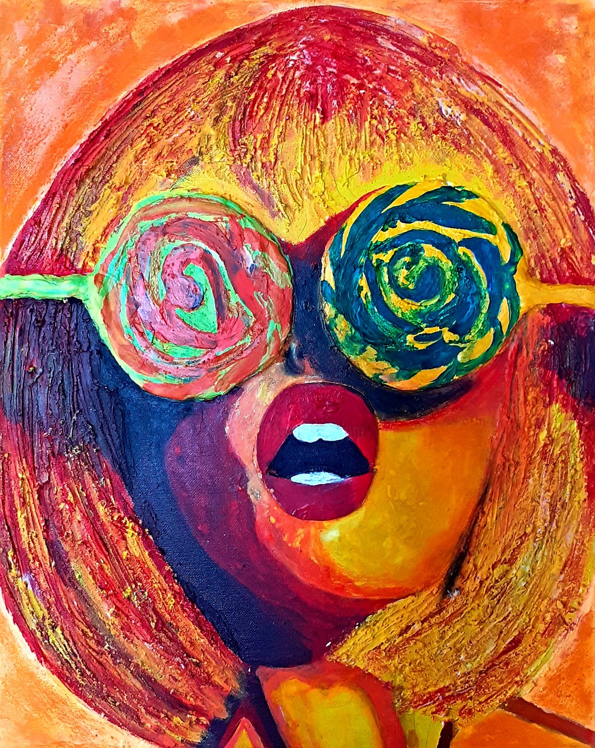 Lollipop, Pittura da Carla Bertoli