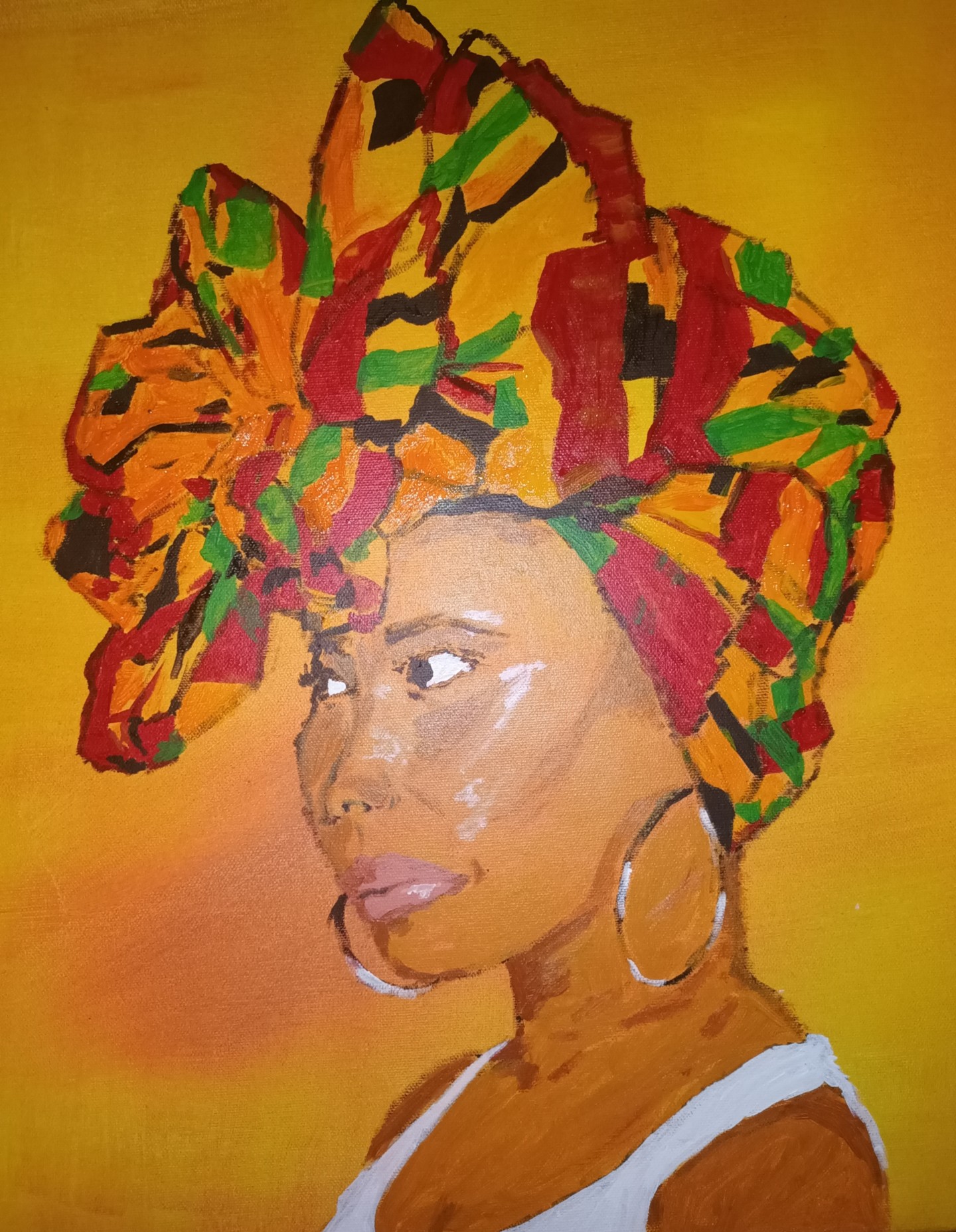 paintings of african women