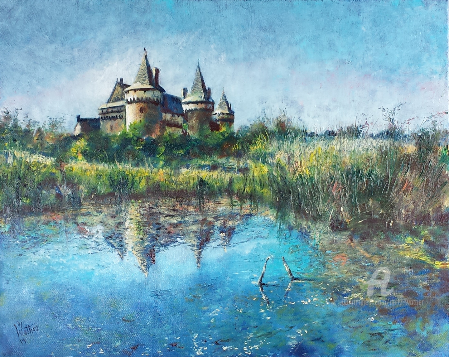 Chateau De Suscinio Jpg Peinture Par Dany Wattier Artmajeur