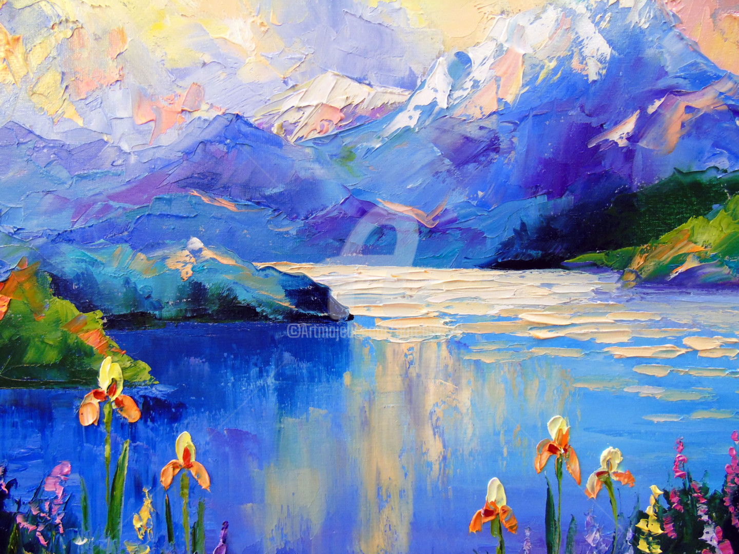 Ольга Дарчук картины горы