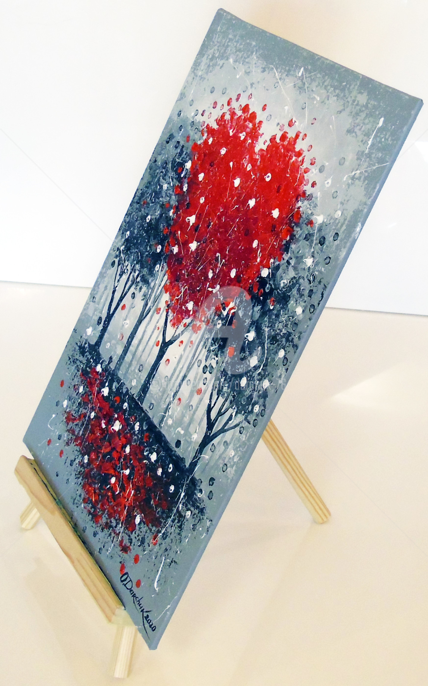 Love Tree, Painting by Olha