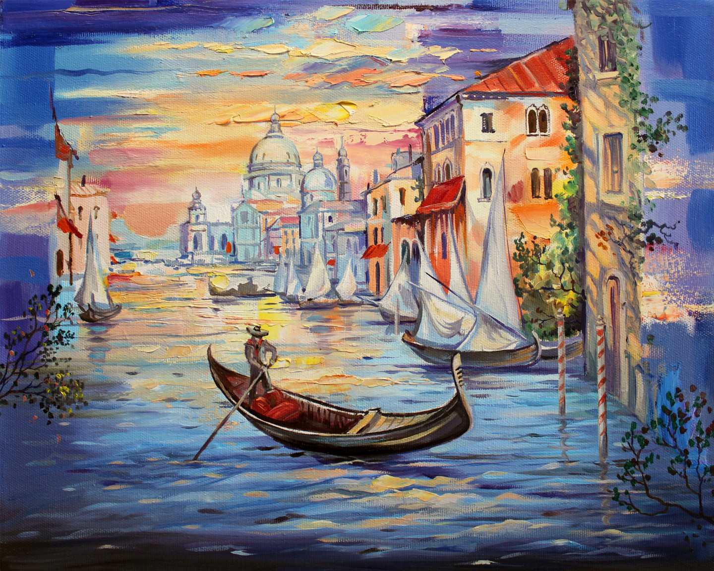 Венеция живопись маслом