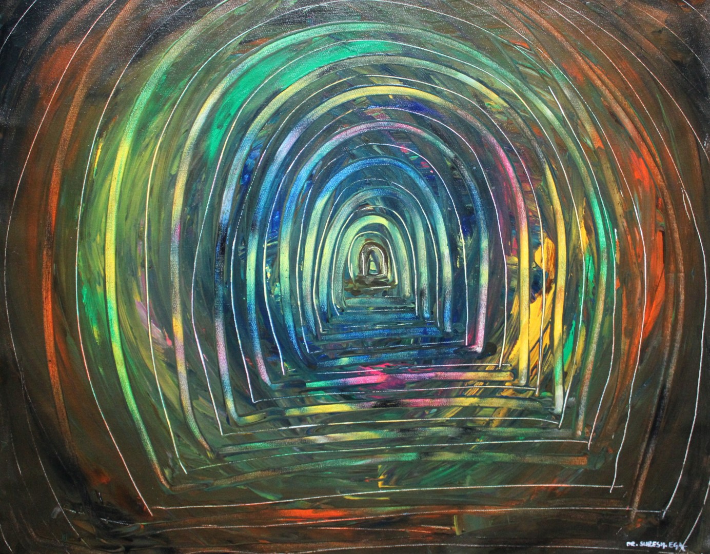 Картина тоннель