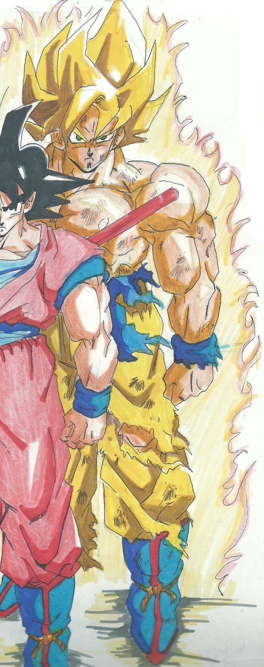 Dragon Ball Z Tribute 1980 1990 Vegeta カ, Desenho por Eduardo Bustos  Segovia