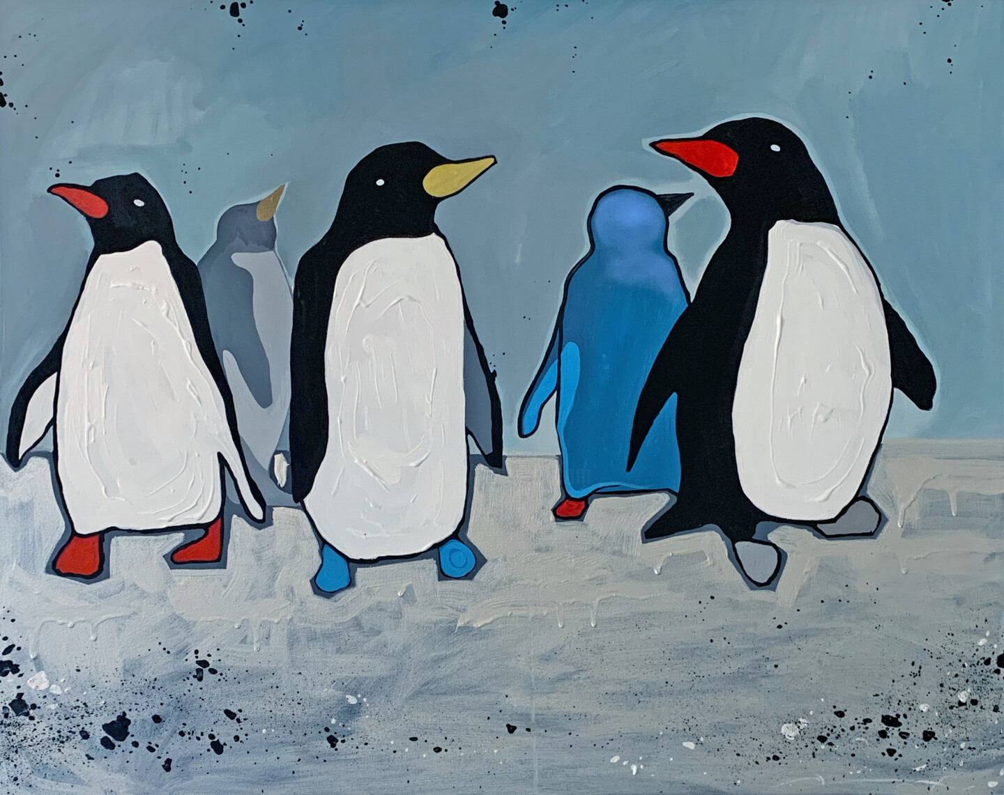 Пингвин картина