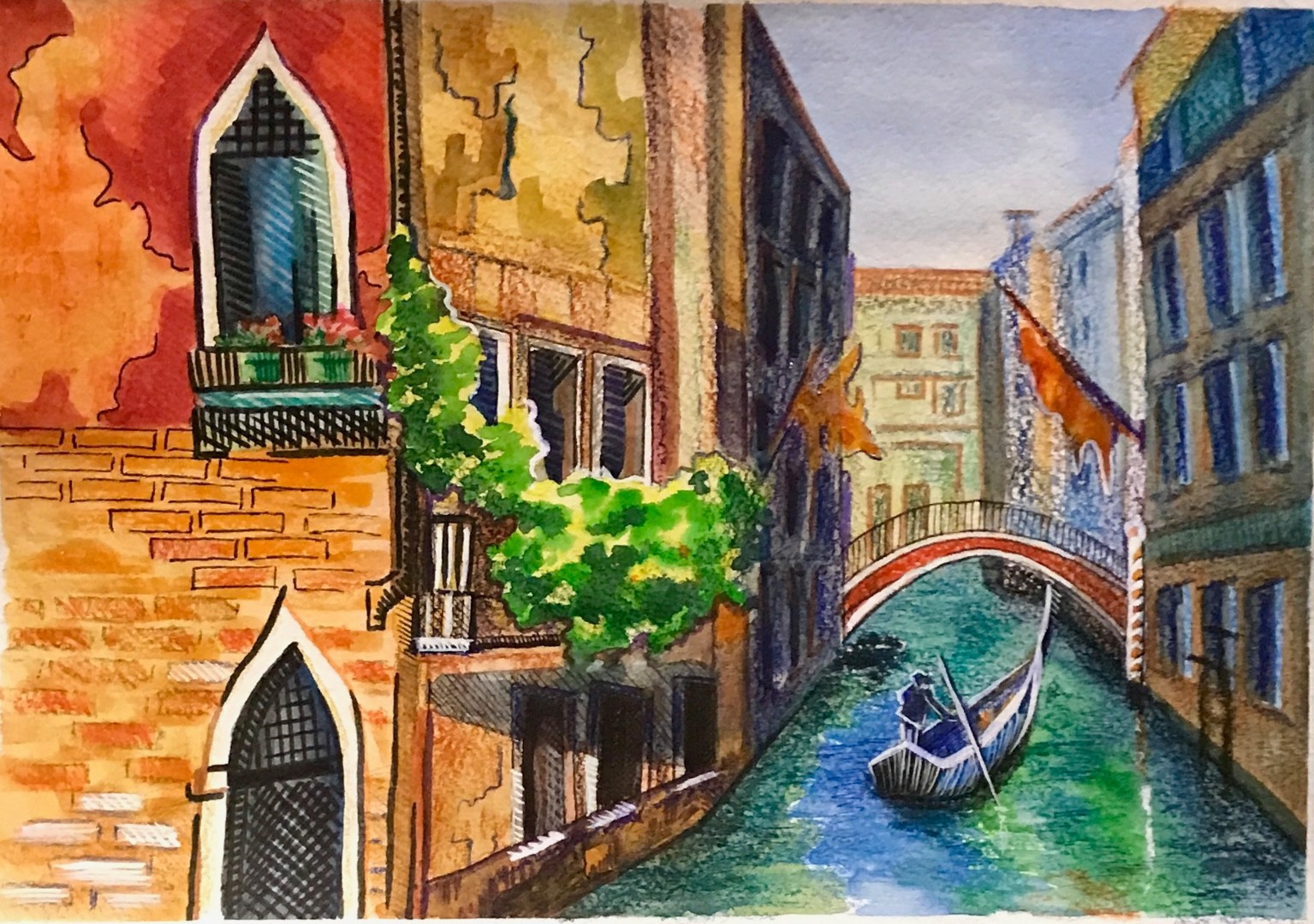Венеция рисунок