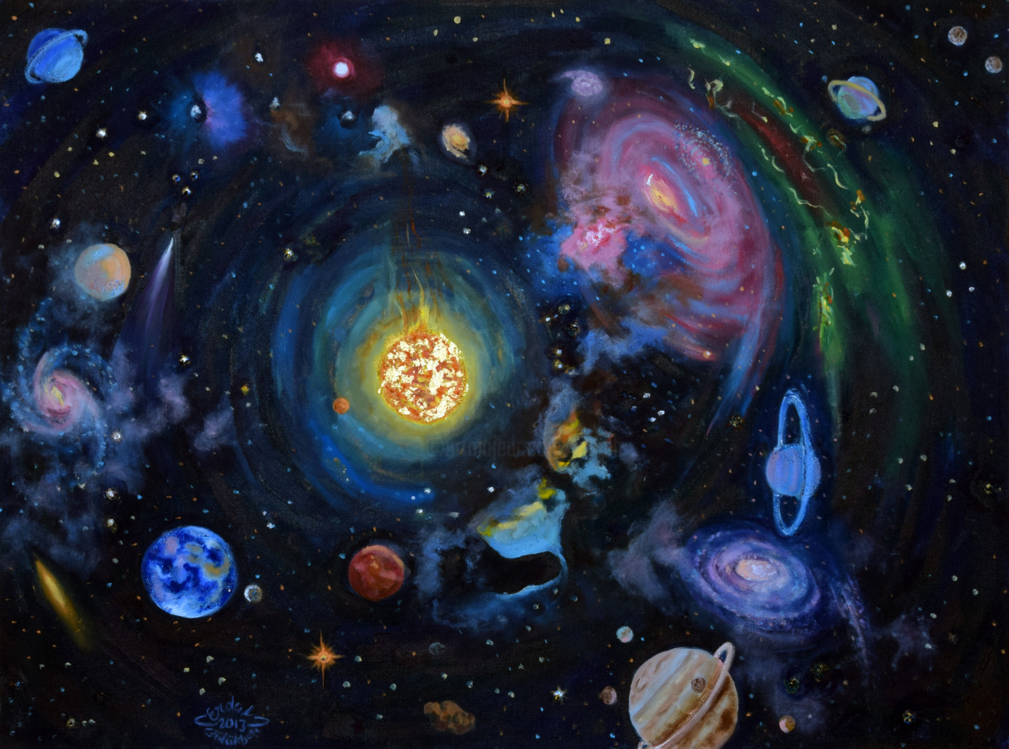 Картина семь планет