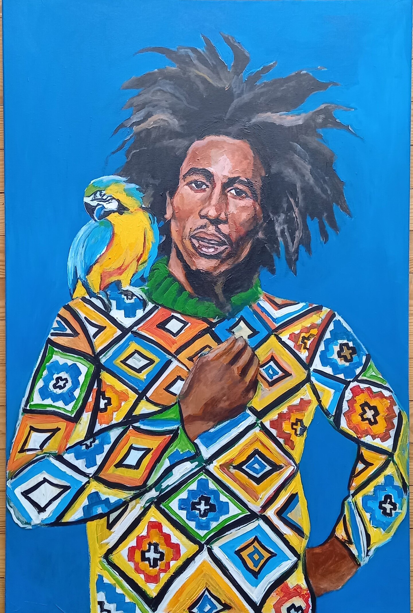 Bob Marley, 絵画 Mokodu Fallによって | Artmajeur