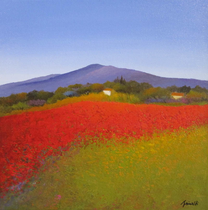 アートワーク「Coquelicots」・30x30cm - その他