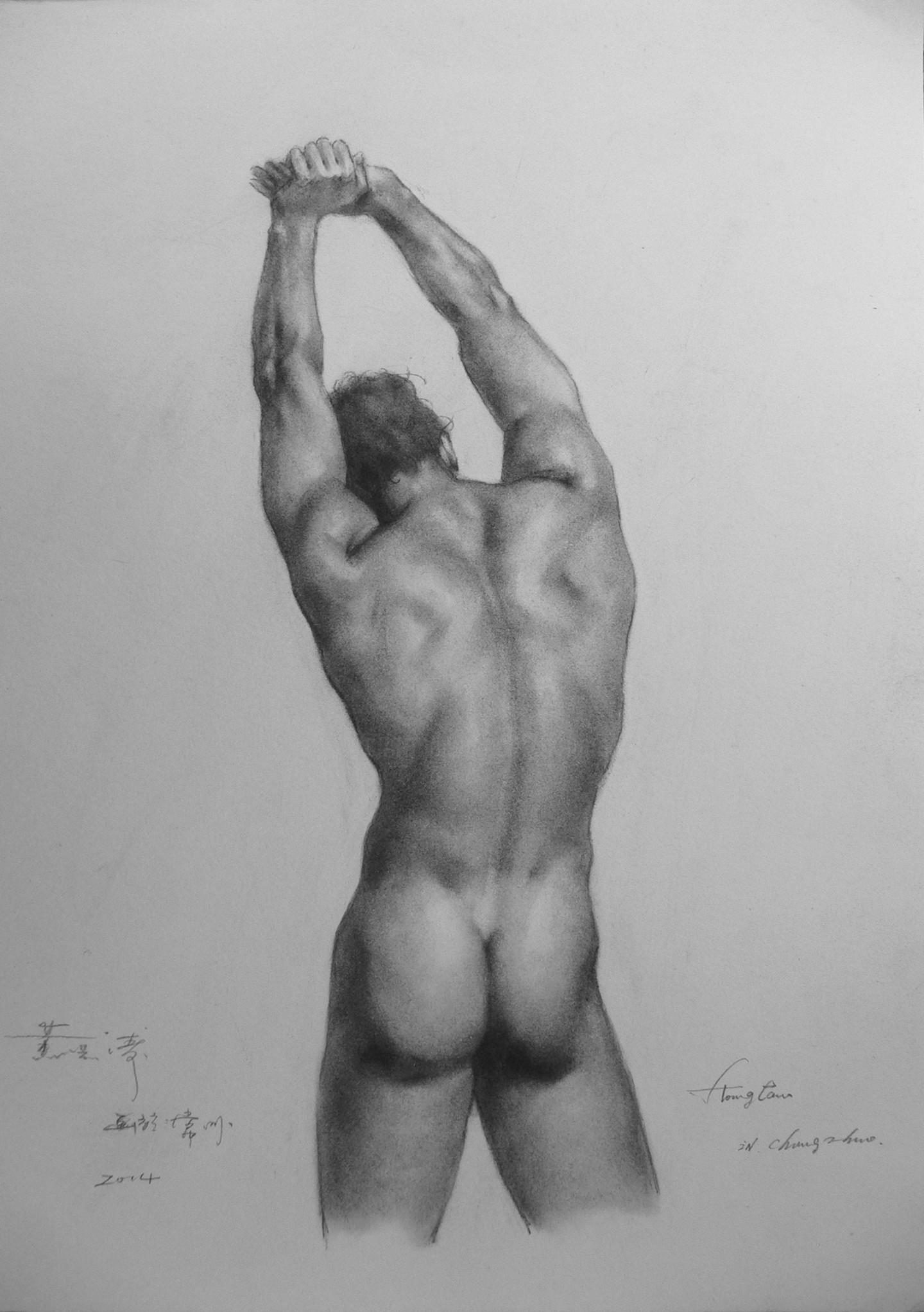 голые мужчины рисунок карандашом фото 55