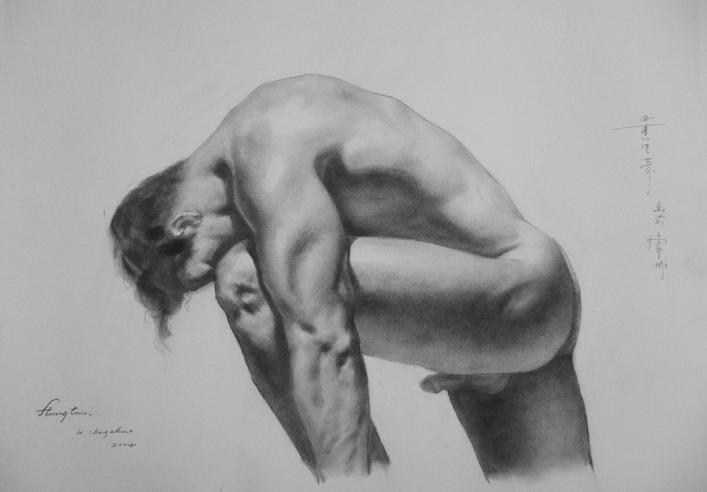 голые мужчины рисунок карандашом фото 63