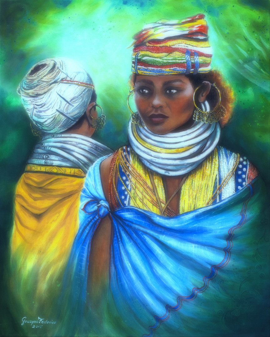 Африканские картины художницы Кристины Кимара