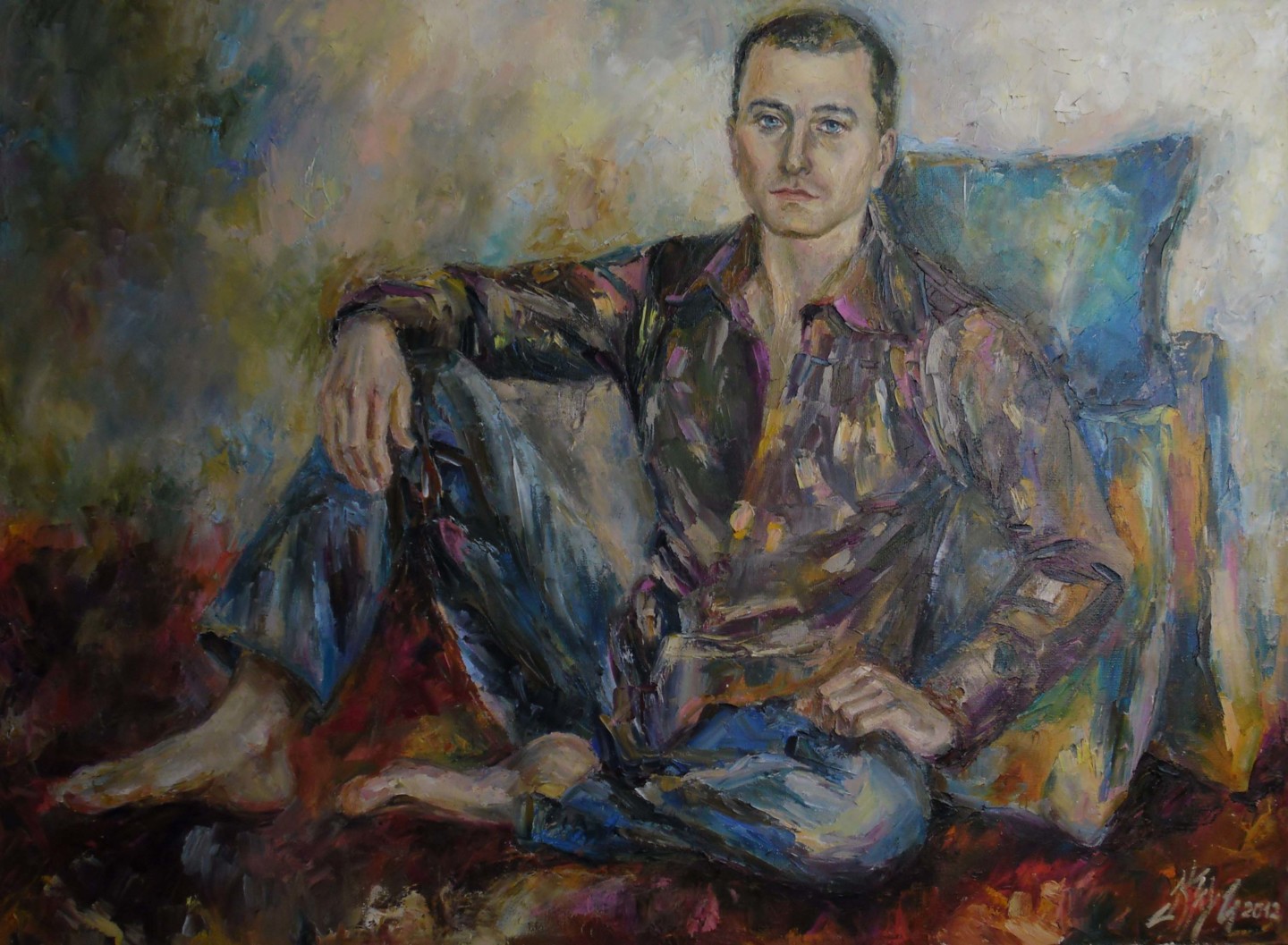Живописный портрет мужчины