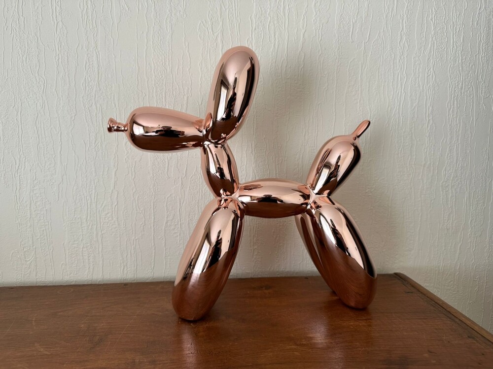 Balloon Dog (Rose-Gold), 彫刻 Jeff Koonsによって | Artmajeur