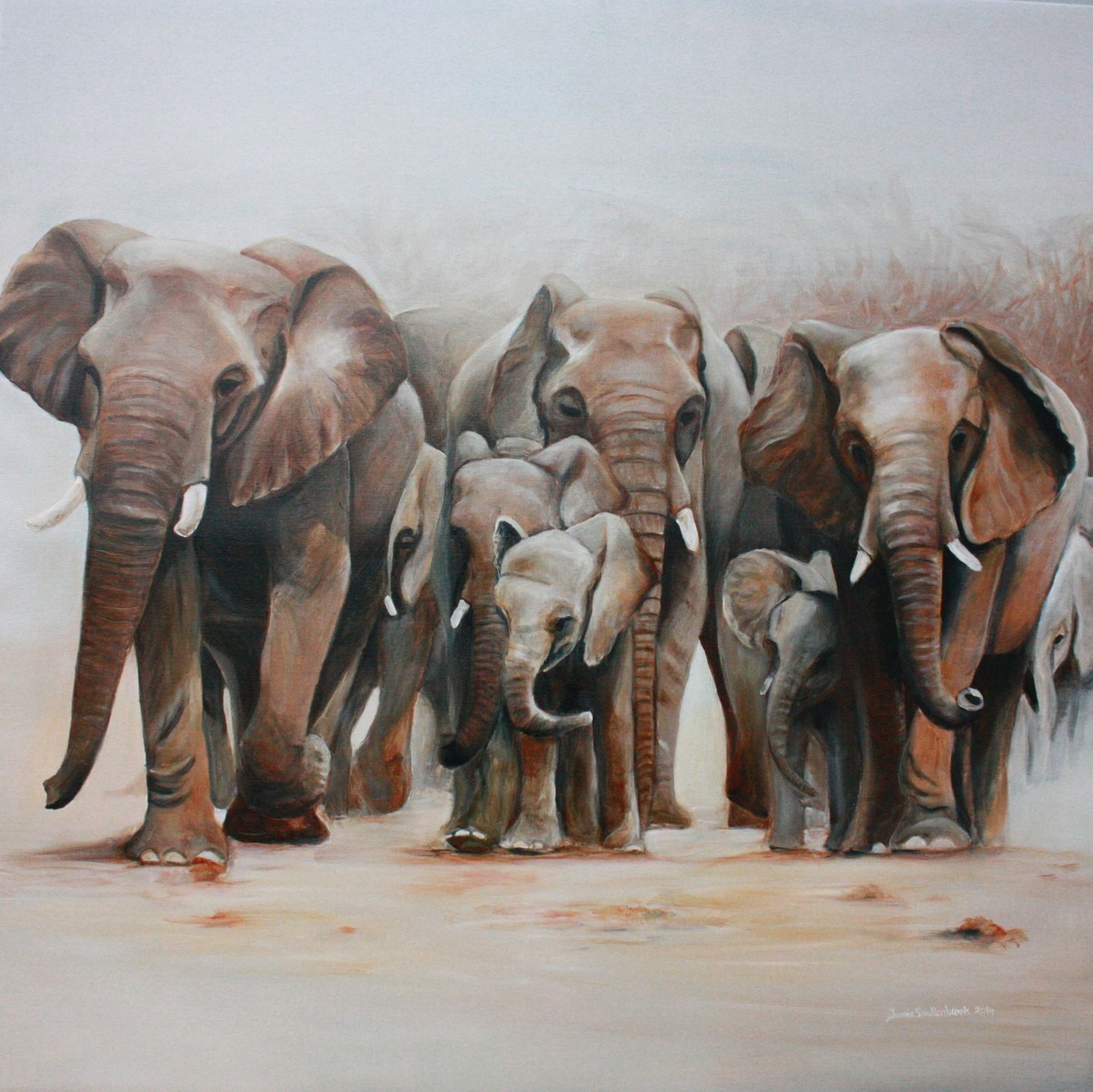 Слон живопись