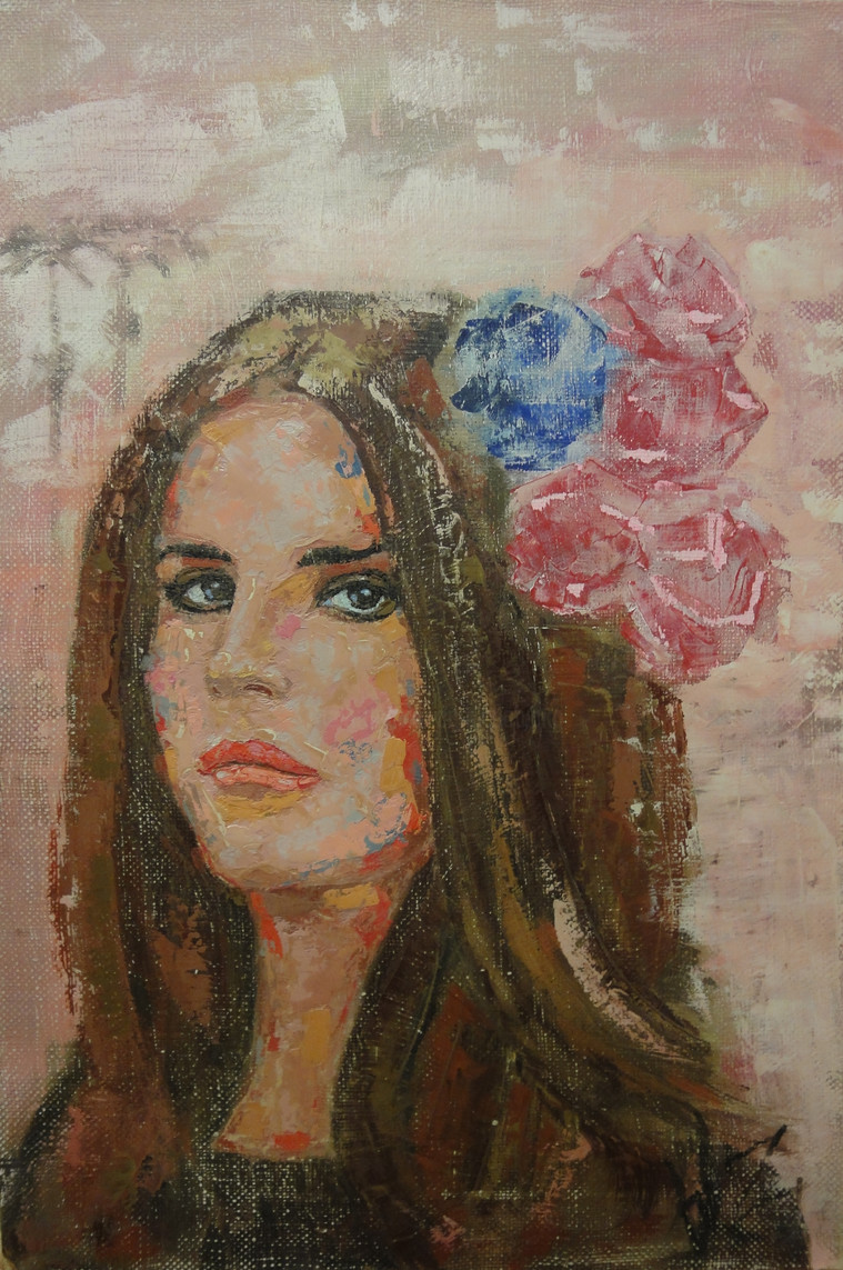 Lana Del Rey, Painting by Konstantin Zet | Artmajeur