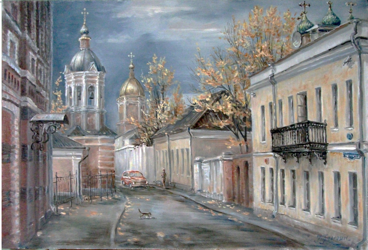 Крапивенский переулок Москва живопись