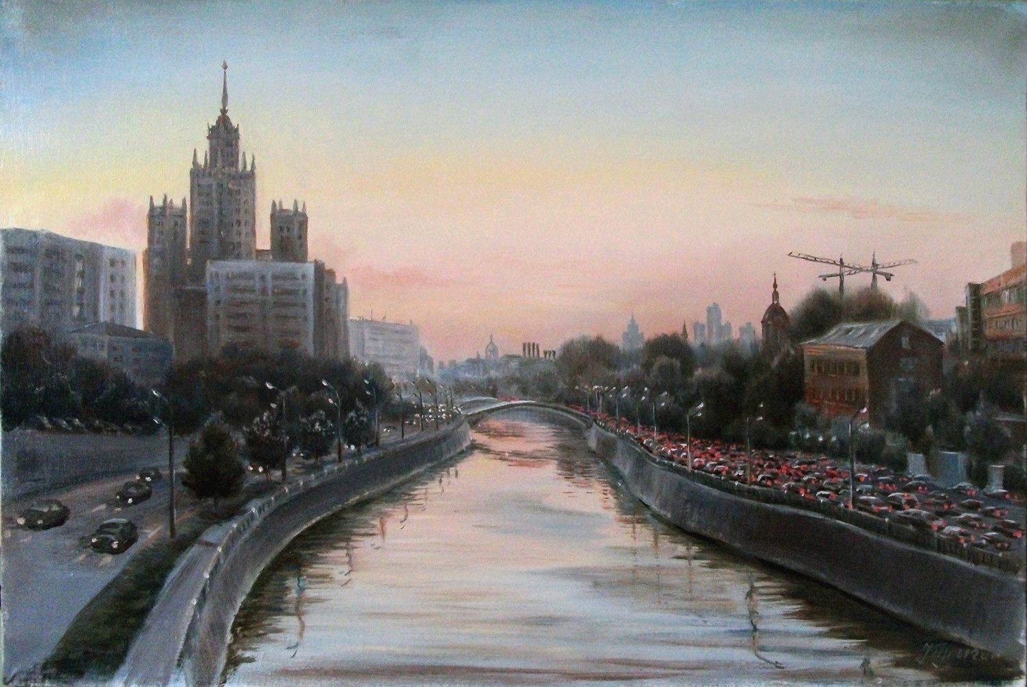 Москва живопись Яуза