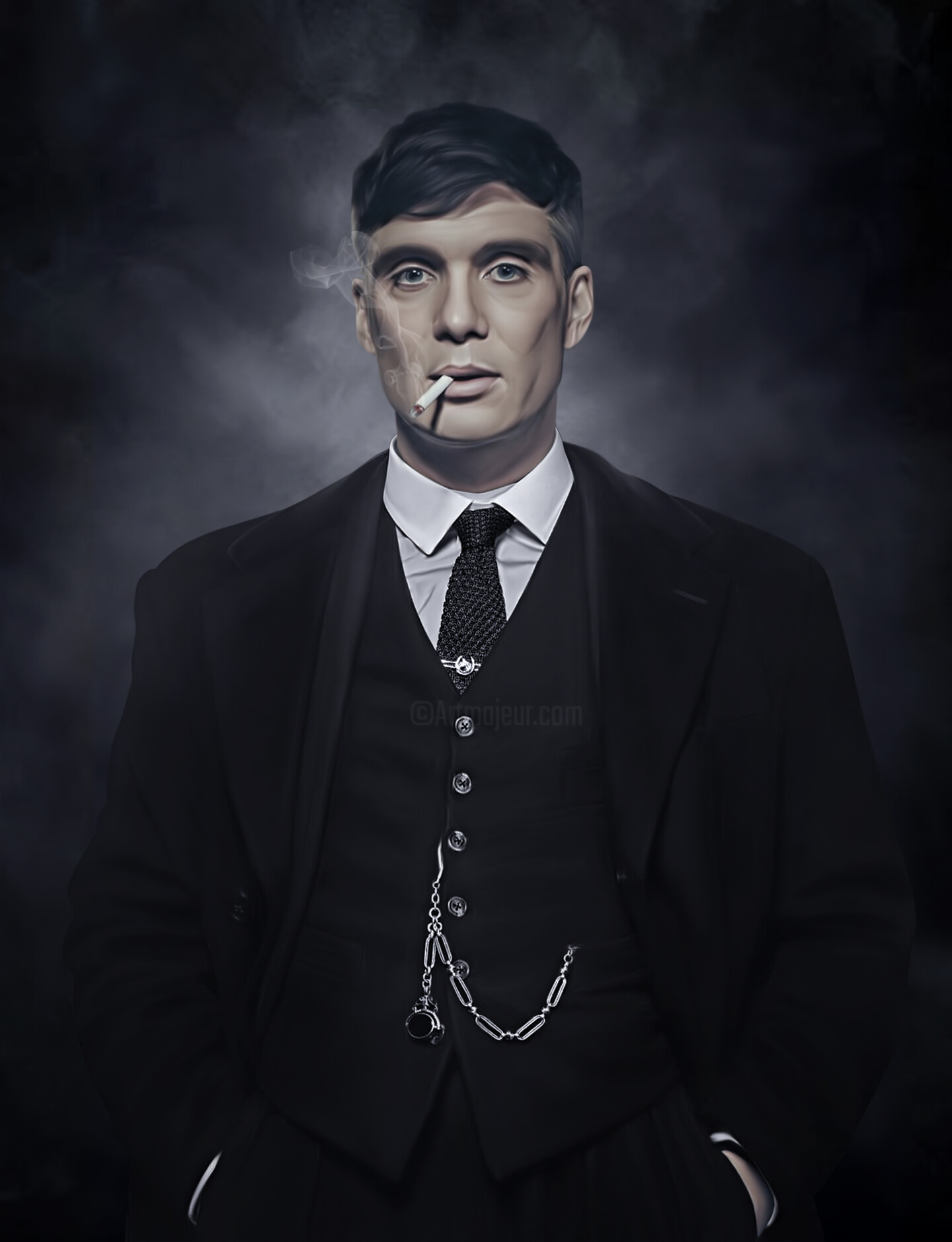 Peaky Blinders Thomas Shelby Arte Digital Por La Galerie De Lamour Us Artmajeur 