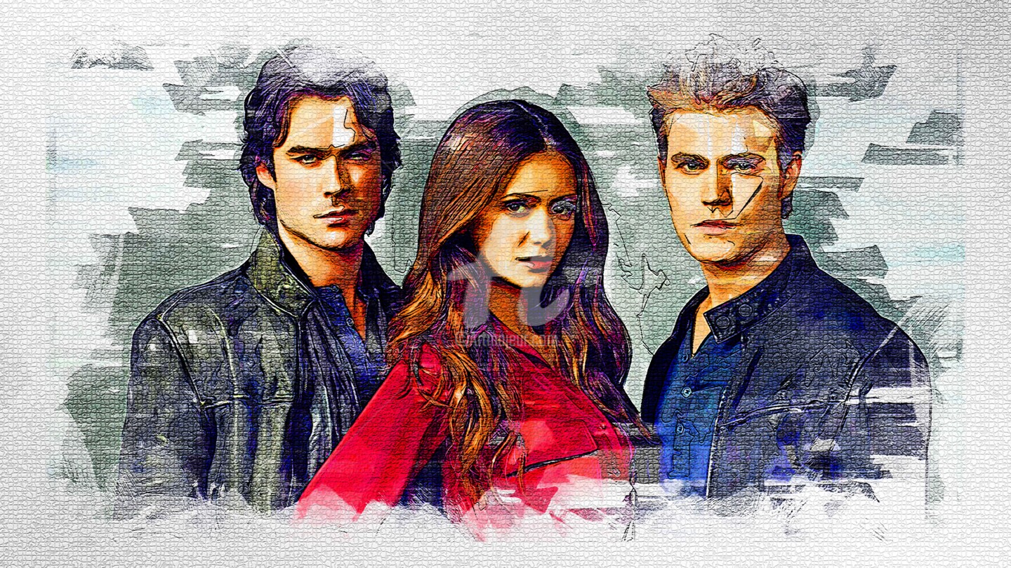 Desenhos The Vampire Diaries  Vampire diaries, Vampire drawings