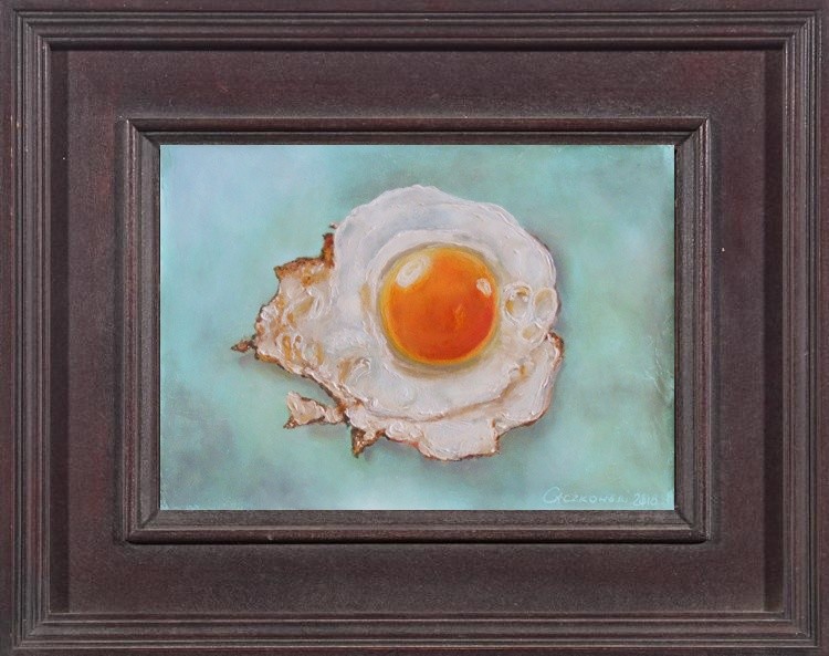 Still Life With Egg, Painting by Leszek Gaczkowski | Artmajeur