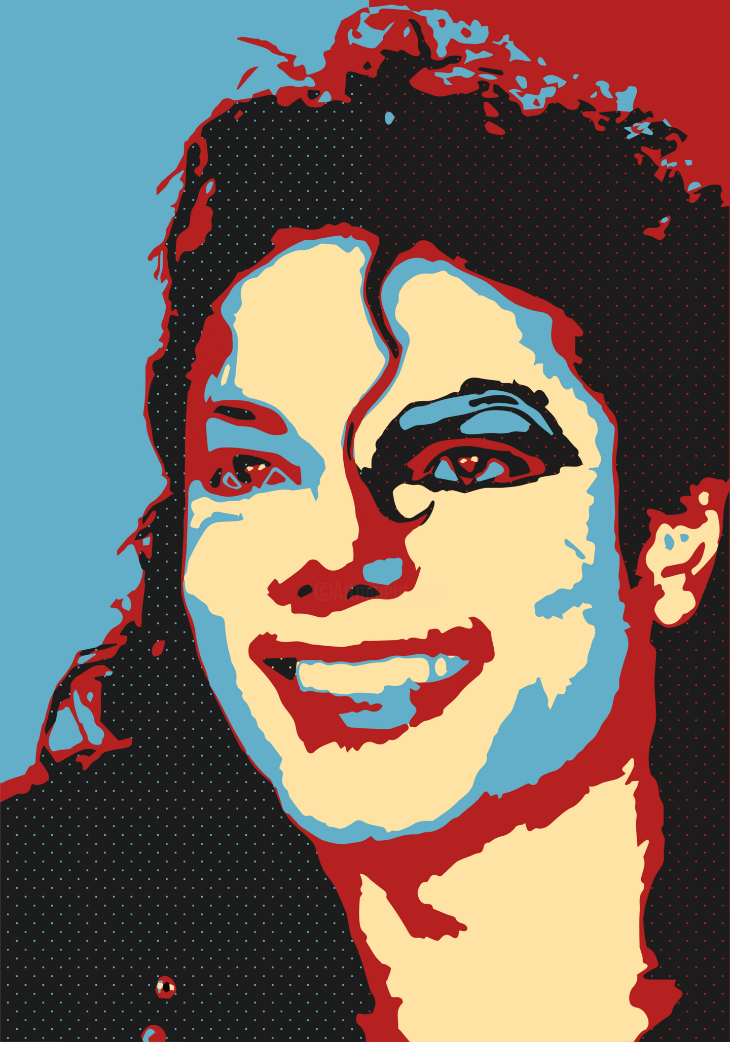 Michael Jackson, デジタルアーツ Louis Garciaによって | Artmajeur