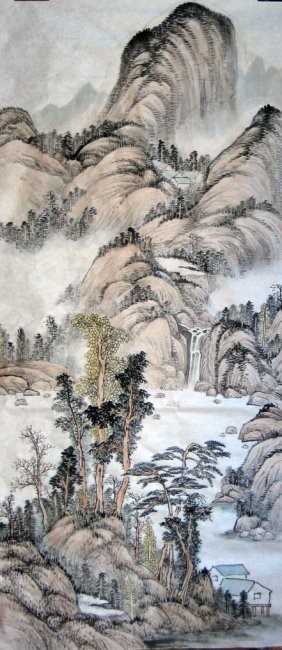 中国传统国画山水, 絵画 永衡 李によって | Artmajeur