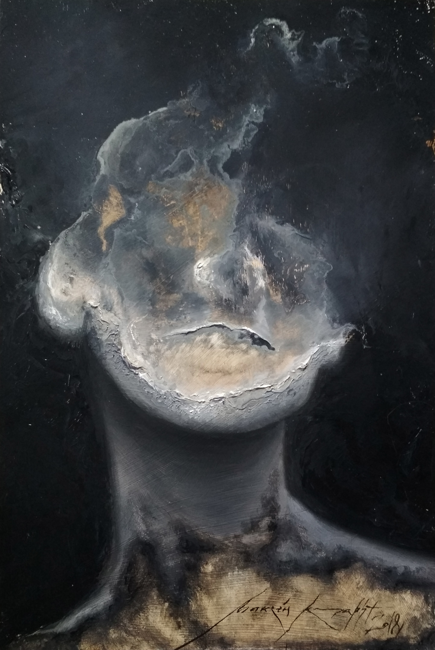 Forgotten Soul Painting By Maksim Krapht Artmajeur
