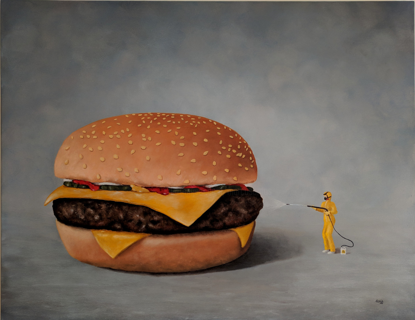 Junk Food 绘画由marco Santos Artmajeur