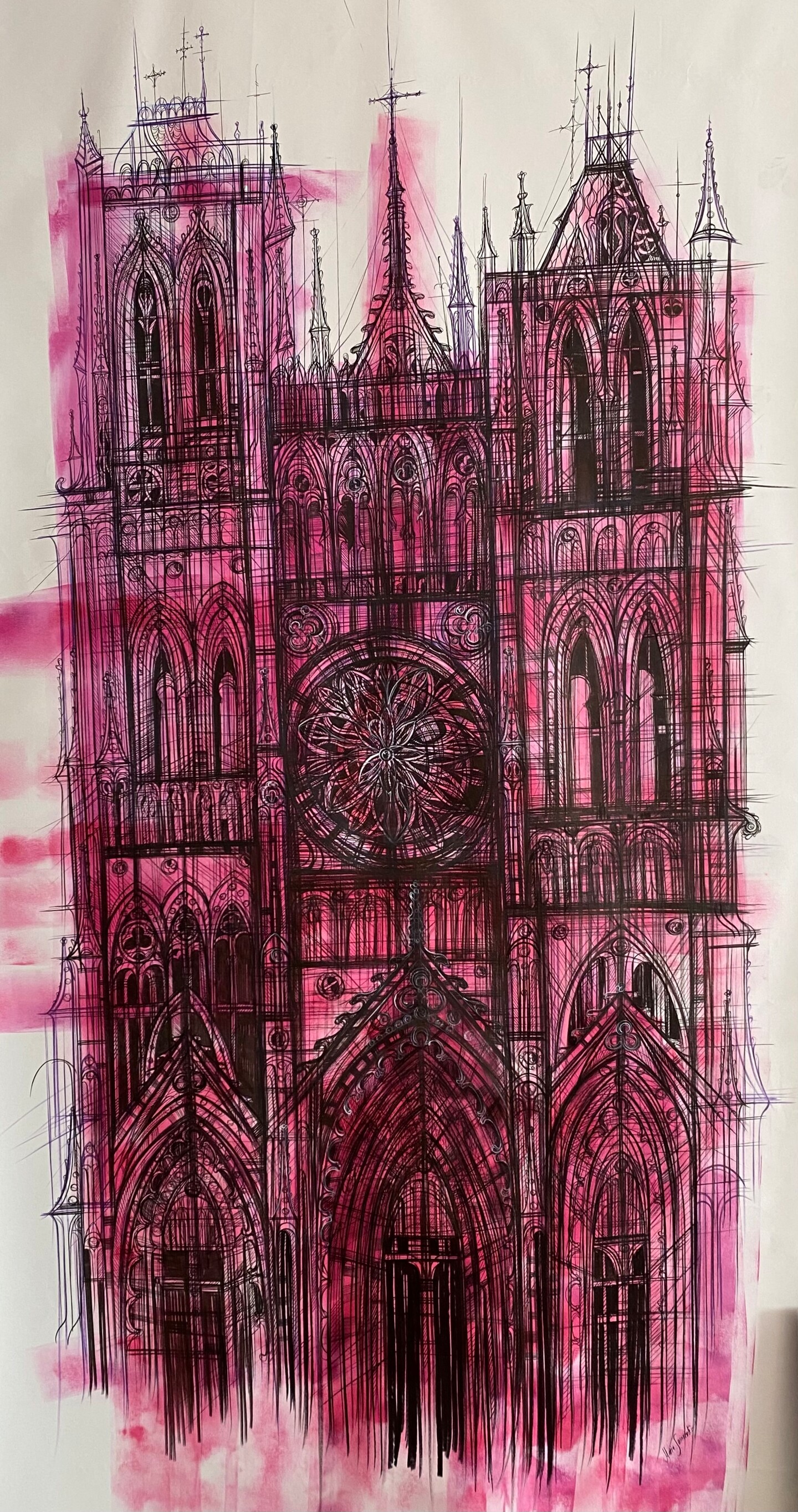 notre dame cathedral paintings