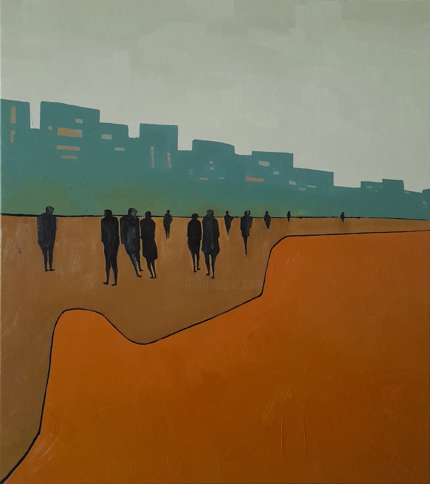 Sandstorm, 绘画由Mariusz Makula | Artmajeur