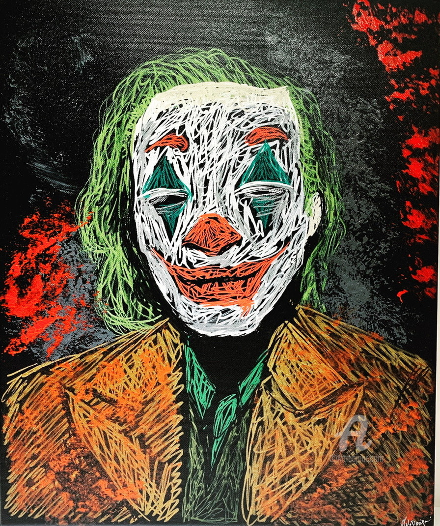 Joker, Painting by Mélodesign | Artmajeur