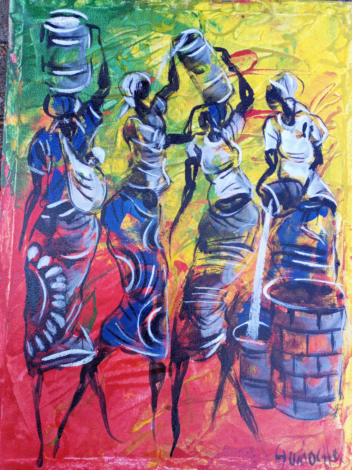 african people paintings